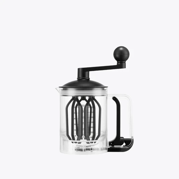 Distributeur & Mélangeur de Pâte à Crêpes - Noir