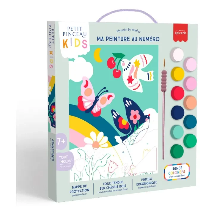 Peinture au numéro enfant - Printemps