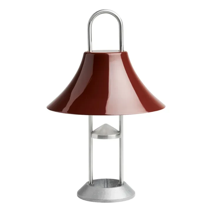 Hay - Lampe à poser portable Mousqueton - Inga Sempé - Rouge | Smallable