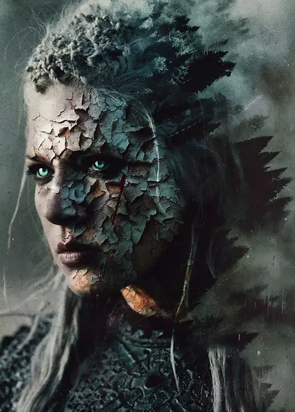 'Our Greatest Shield Maiden' Poster, picture, metal print, paint by dusan449 | Displate
