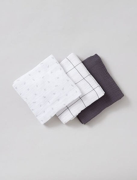 Lot de 3 langes