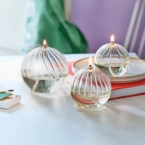 Trio de lampes à huile