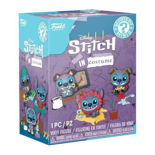 Funko Mystery Mini - Disney - Stitch in Costume - 1 of 12 to Collect - Styles Vary - Disney: Lilo &amp; Stitch- Mini-Figurine en Vinyle à Collectionner - Idée de Cadeau - Produits Officiels