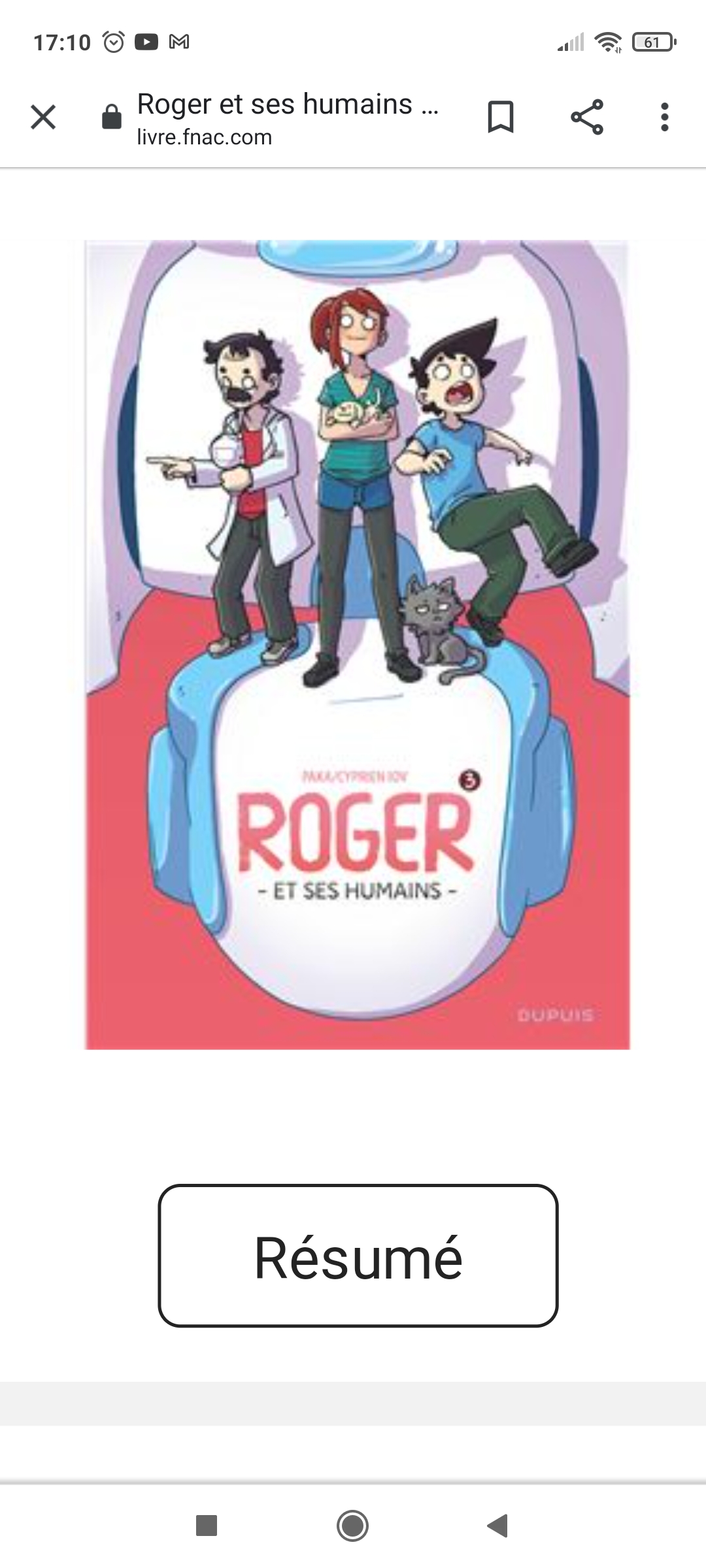 Roger et ses humains Tome 3 Votre wishlist sur Listy