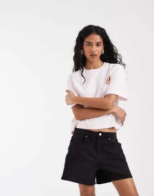 ONLY - Short en jean stretch - Noir