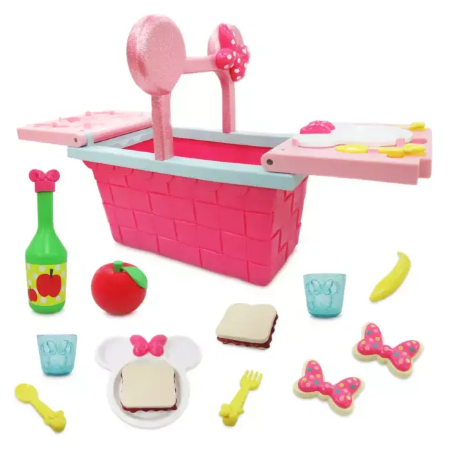 Ensemble de jeu panier pique-nique de Minnie Mouse