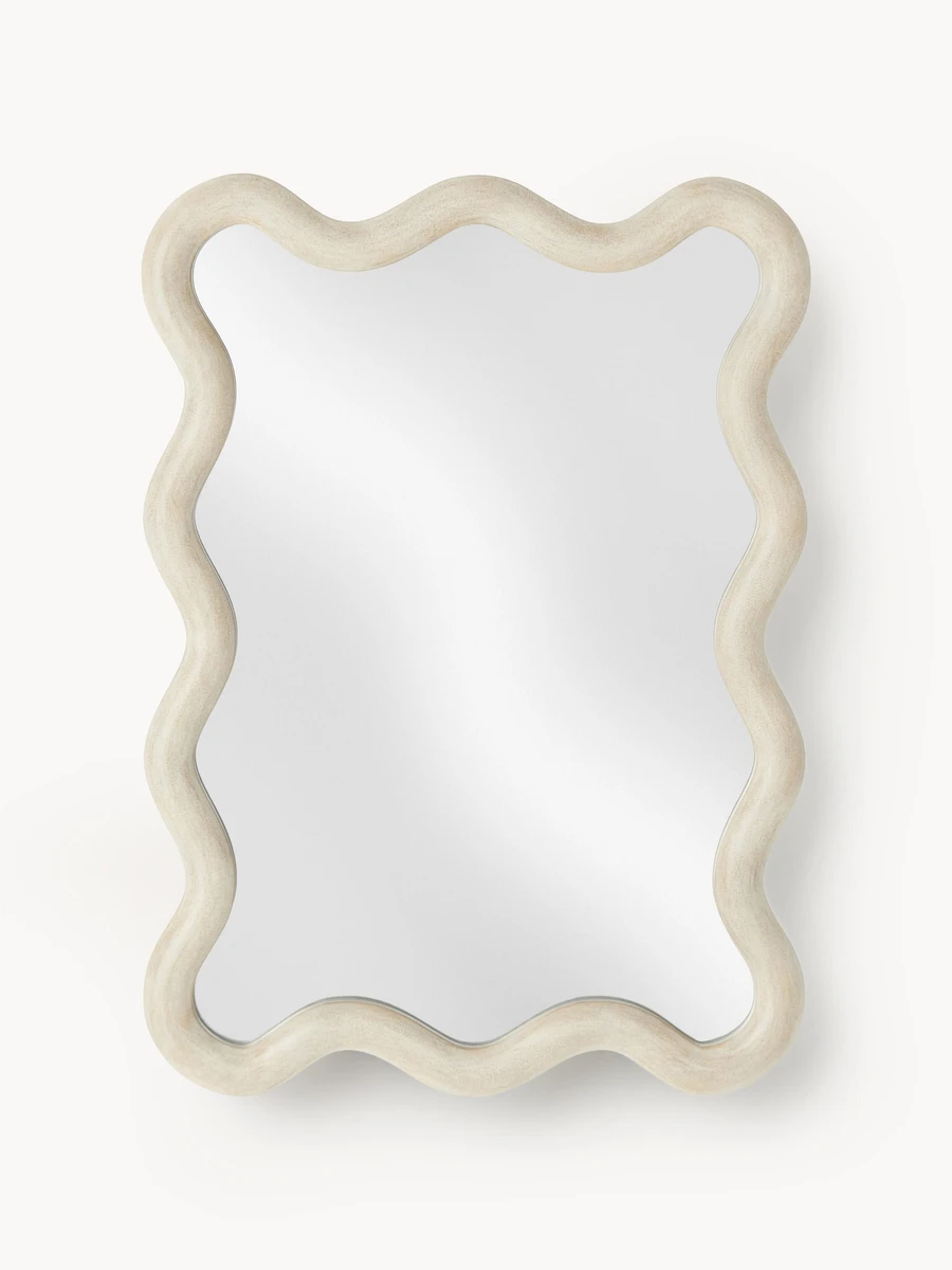 Miroir avec bord ondulé Wave