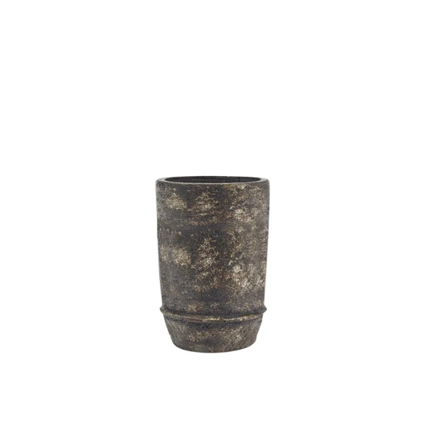 Planter 02 Dark Brown Dune