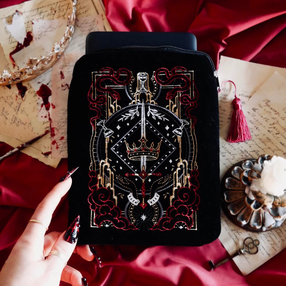 Serpents & Swords E-Reader Sleeve - Black