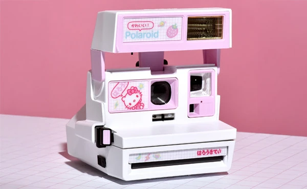 Polaroid 600 Hello Kitty Strawberry Kawaii Instant Film Camera