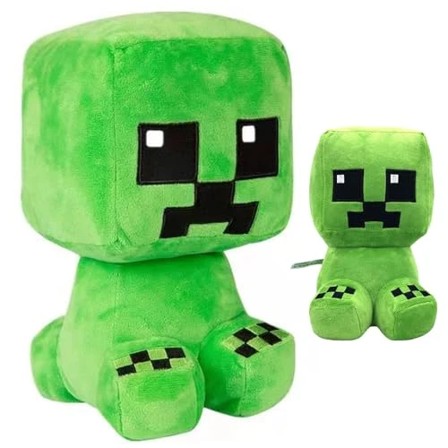 MUNSKT 1 Stück Mine-Craft Creeper Plüsch,Mine-Craft Plüschtiere 26 cm Charaktere,Eine Reihe von Spielzeugen für Fans und Kinder, Geburtstagsgeschenke oder Fans für Kinder,Creeper Peripheral Derivative