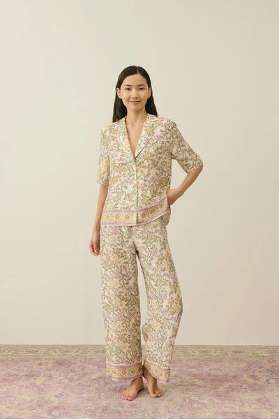 Pantalon De Pyjama En Soie Melycia