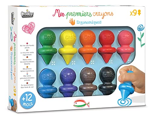 Mes premiers crayons x9 - Créa Lign Mes premiers crayons x9 - Créa Lign
