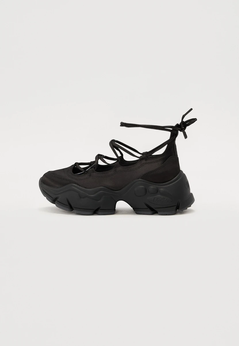 BINARY GHILLIE - Ballerines à brides - black