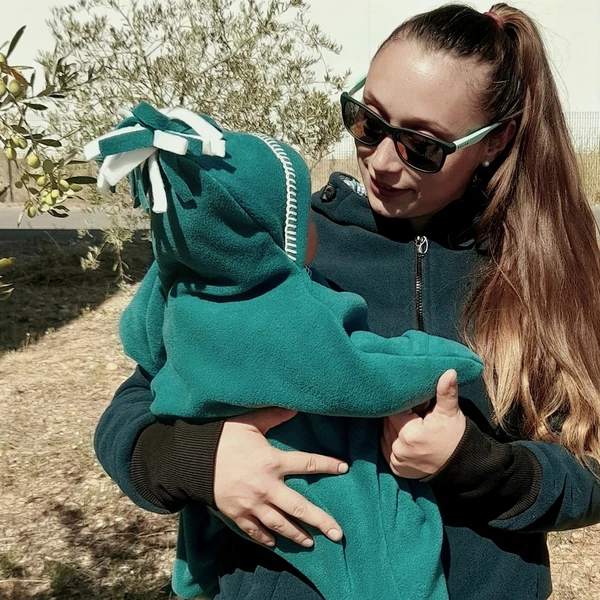 Couverture Etoile Starnug Teal - Maman Natur'elle