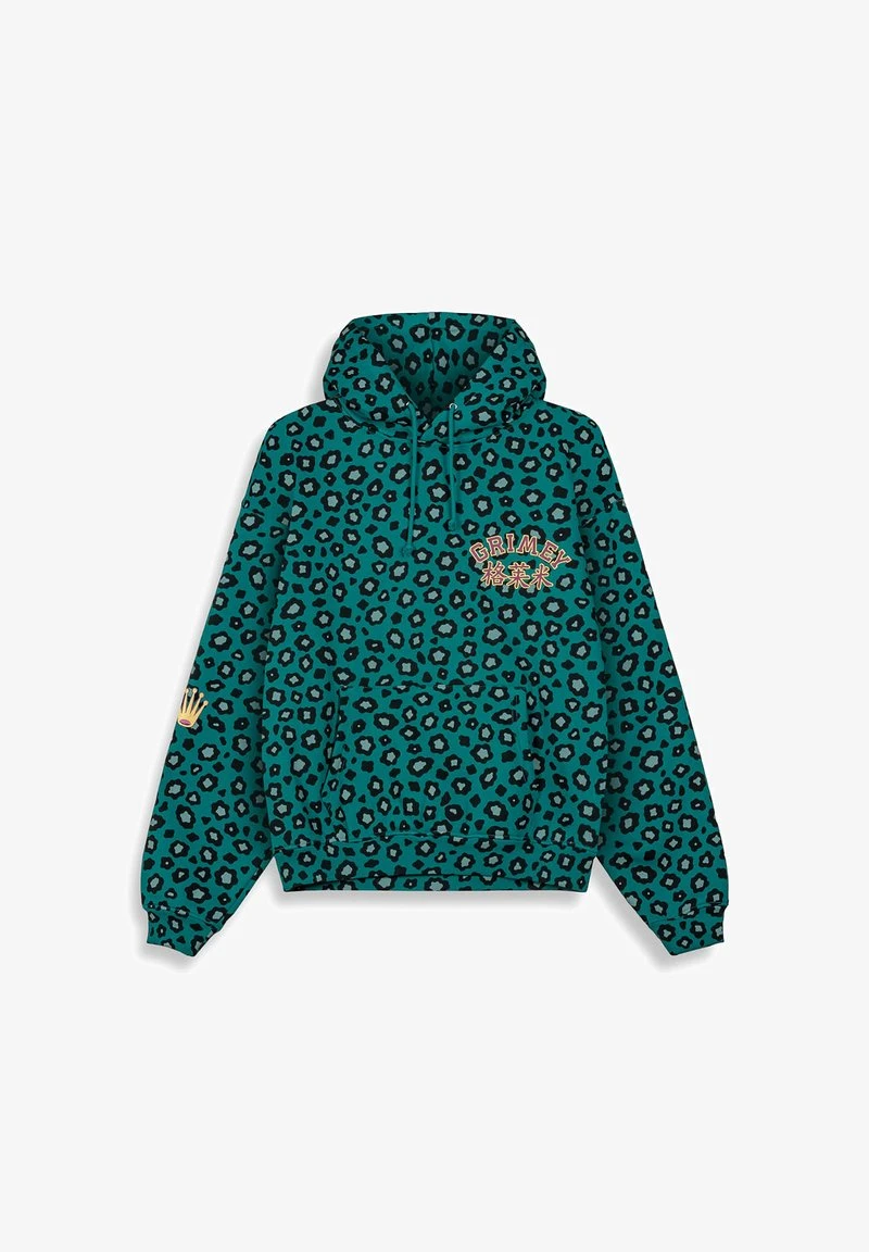 Grimey SUDADERA ROYAL PAW - Sweat à capuche - verde/vert - ZALANDO