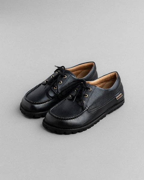Orpheus - Barefoot Boat Shoe (Black)