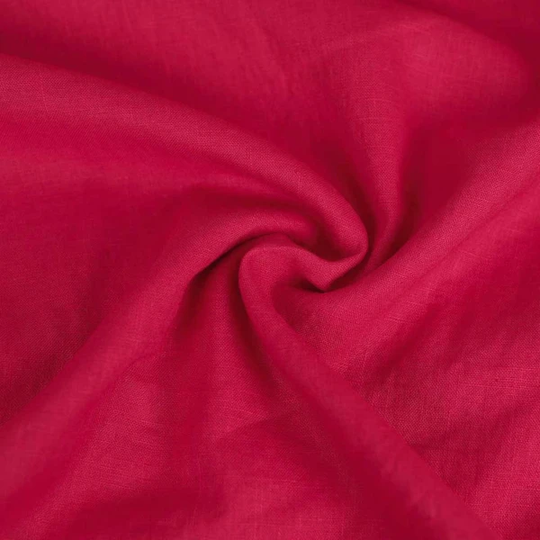 Tissu 100% lin Belli - framboise | Pour couture de vêtements écologiques de poids léger à moyen
