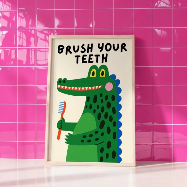 Affiche - Brush Your Teeth