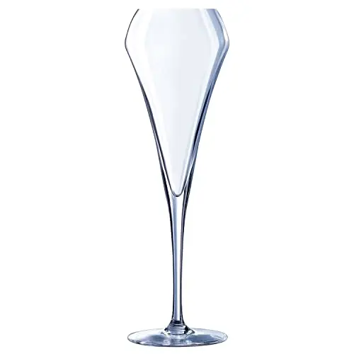 Chef &amp; Sommelier 8011778.0 FLUTES EN KWARX EFFERVESCENT de contenance 20cl OPEN UP, Verre, Transparent, 20 cl, Lot de 6