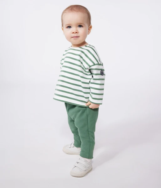 Marinière bébé en coton épais