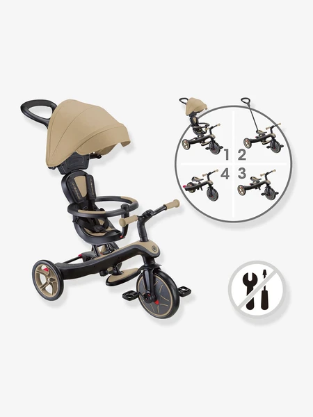 Tricycle évolutif 4 en 1 GLOBBER beige - Globber