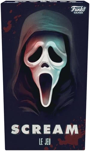 FUNKO Games - SCREAM LE JEU - Jeu de Société Coopératif - Pour Enfants dès 13 ans - Cooperez pour Gagner contre Ghost Face® - Expérience Immersive avec App - 20 Min - 3 à 8 Joueurs - En Français