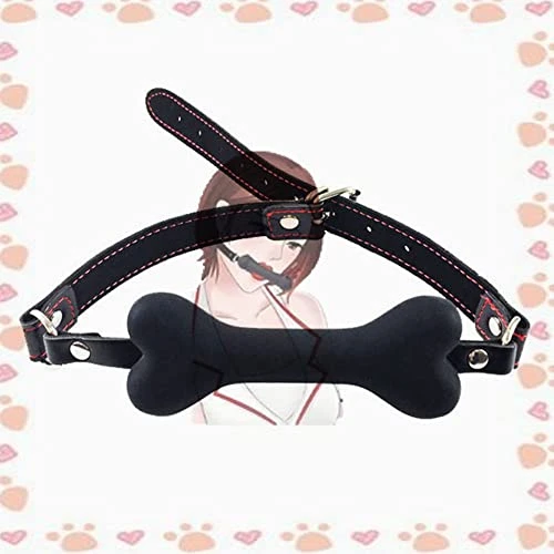 TM-mall Accessoires de Jouet de Cosplay de Bouche d'os de Chien de Silicone