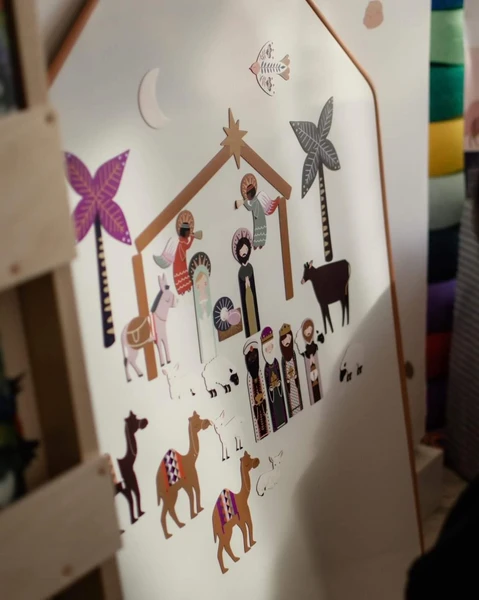 La Crèche de Noël magnétique