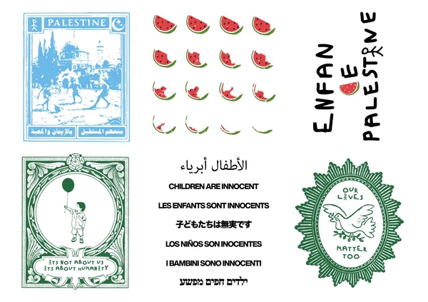 STICKERS EDP – enfan de palestine