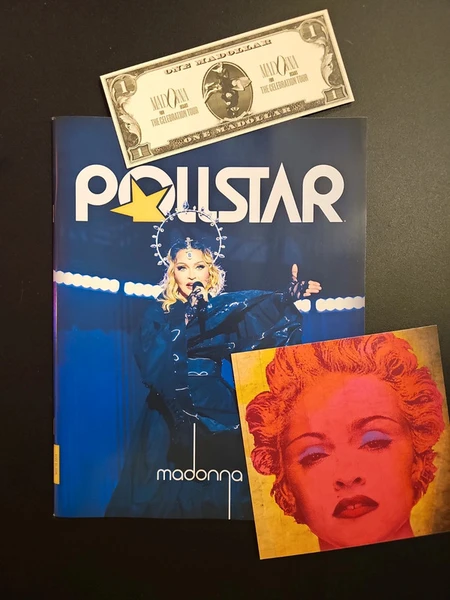 Madonna Pollstar The Celebration Tour Promo articles + cards