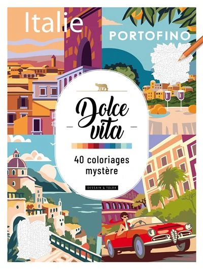 Dolce vita - 40 coloriages mystère !
