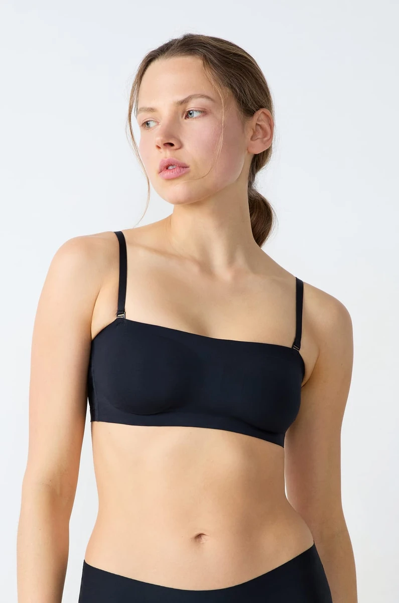 Bandeau sans armatures en microfibre