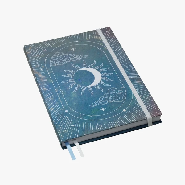 Carnet pointillé couverture rigide 150g (A5) | Celestial