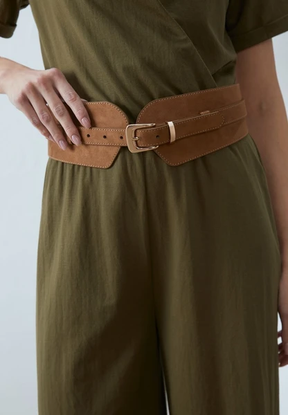 Ceinture taille haute - camel/gold-coloured