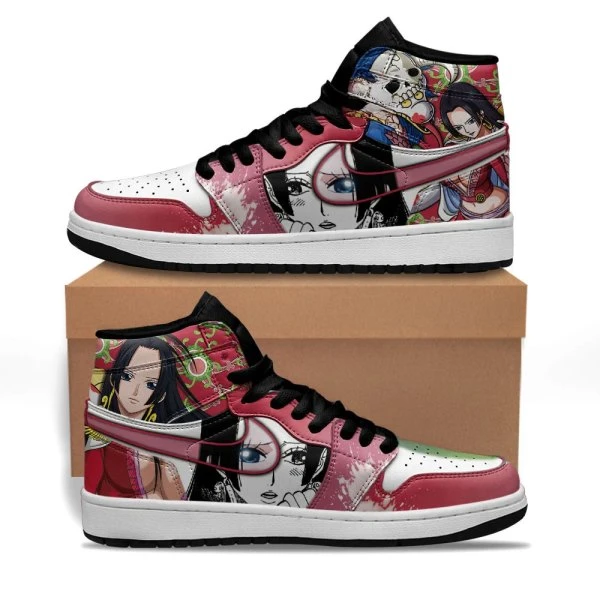 Boa Hancock One Piece Shoes – Empress of the Sea Custom Anime Sneakers