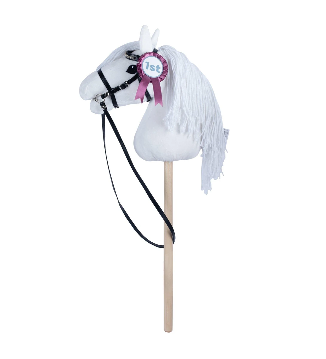 Cheval de compétition 68cm blanc