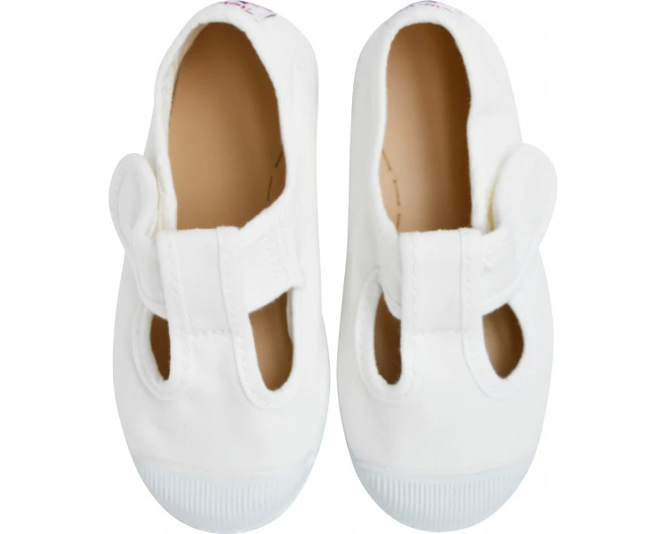 Chaussures Sandales en TOILES Salomé enfant - BLANC | Chaussures Lucine