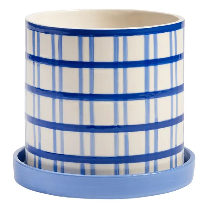 Cache-pot Clash Grid | Bleu