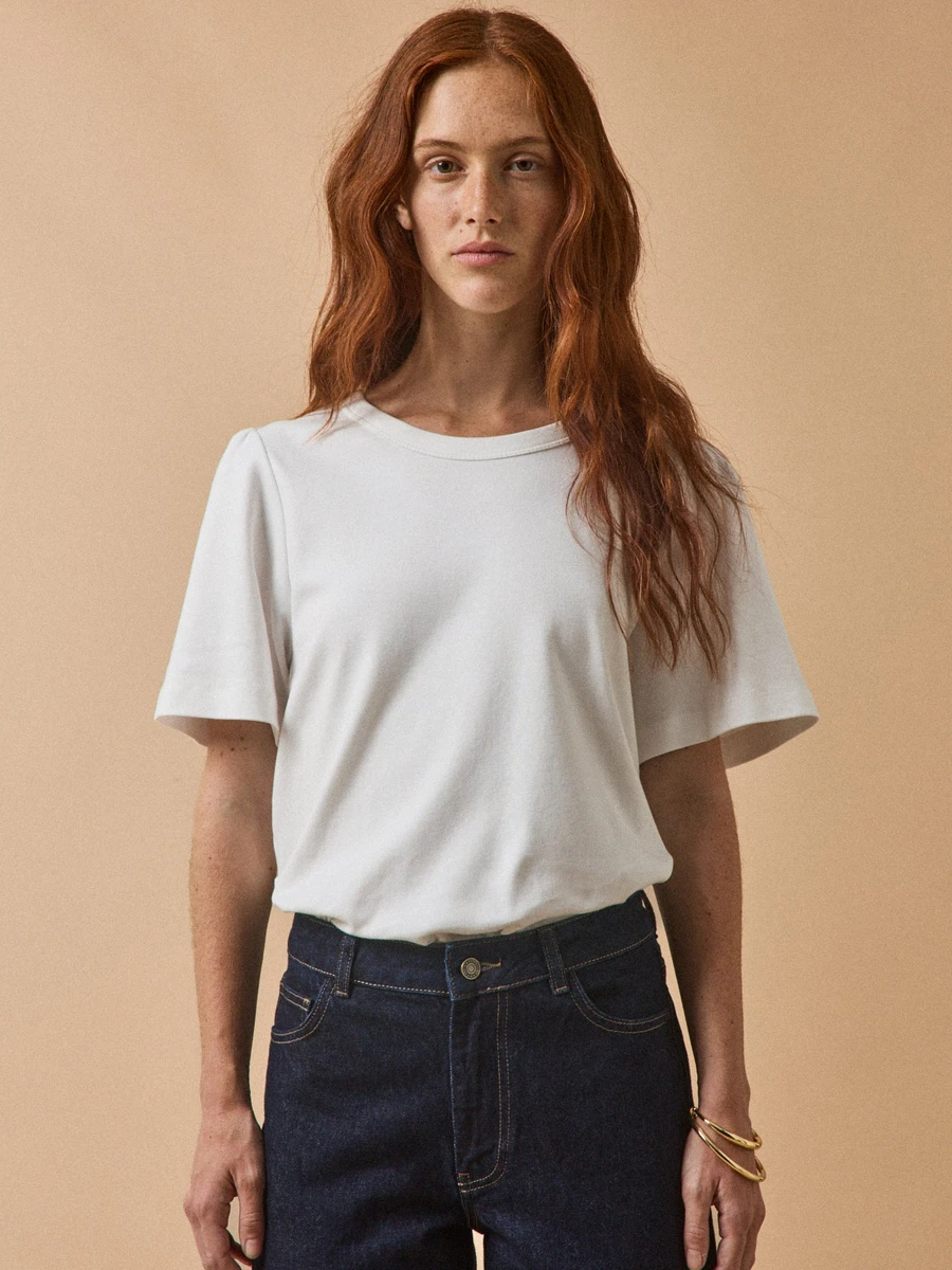 T-shirt manches courtes femme coton biologique
