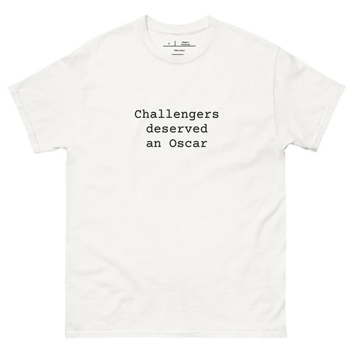 challengers deserved an oscar tee