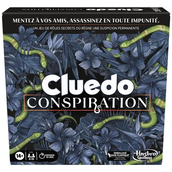 Jeu d'enquête Hasbro Gaming Cluedo Conspiration