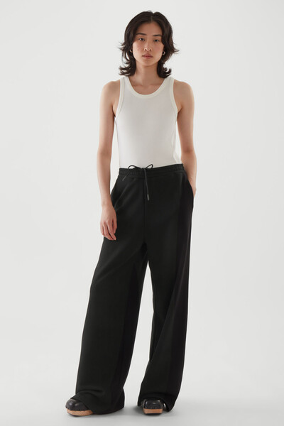 REGULAR-FIT WIDE-LEG JOGGERS