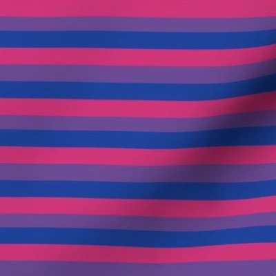 Bisexual LGBT Pride Flag Fabric | Spoonflower