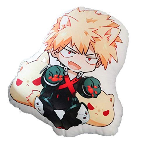 Mikucos - Coussin peluche Anime Boku No Hero My Hero Academia Bakugou Katsuki