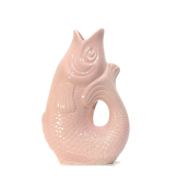 Carafe / Vase Monsieur Carafon Poisson - Rose