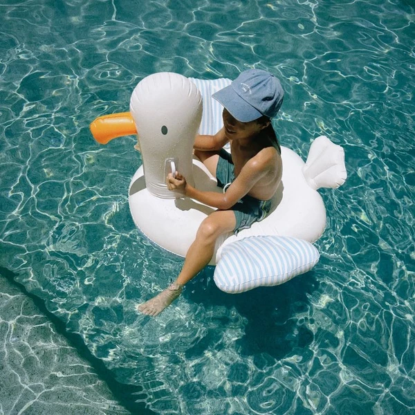 Bouée Pour Enfants Sid La Mouette À Rayures - Blue