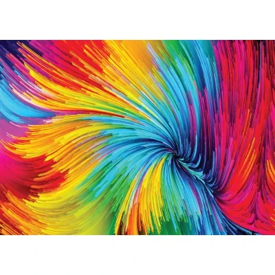 Colorful Paint Swirl