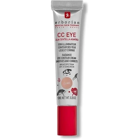 Erborian - CC Crème à la Centella Asiatica - Maquillage et Soin Illuminateur de Teint Haute Définition pour Visage - Protection Solaire SPF 25 - Soin Cosmétique Coréen