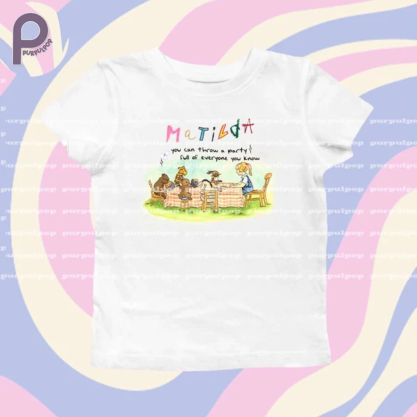 Matilda Party Baby Tee - Purpul Pop